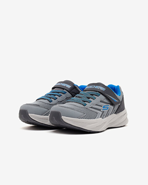 Skechers Microspec Tread Büyük Erkek Çocuk Gri Spor Ayakkabı 404115L GYBL-2