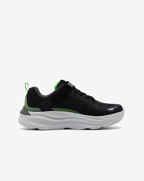 Skechers Max Run Büyük Erkek Çocuk Siyah Spor Ayakkabı 405145L BKLM-1