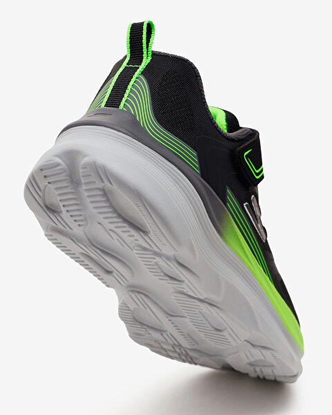 Skechers Max Run Büyük Erkek Çocuk Siyah Spor Ayakkabı 405145L BKLM-6