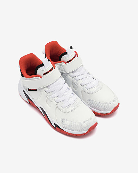 Skechers Skech-flow Büyük Erkek Çocuk Beyaz Basketbol Ayakkabısı 405287L WRD-5