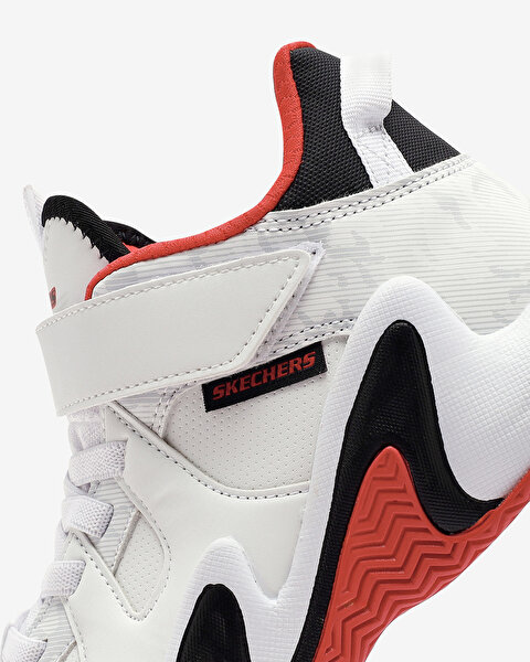 Skechers Skech-flow Büyük Erkek Çocuk Beyaz Basketbol Ayakkabısı 405287L WRD-6