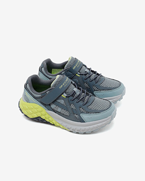 Skechers Monster Evo Büyük Erkek Çocuk Gri Sneakers 405334L SLT-4