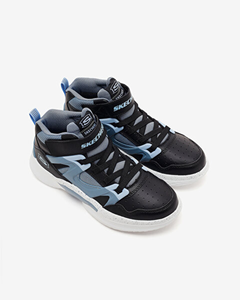 Skechers Skx Court Hype Büyük Erkek Çocuk Siyah Basketbol Ayakkabısı 406072L BKGY-5