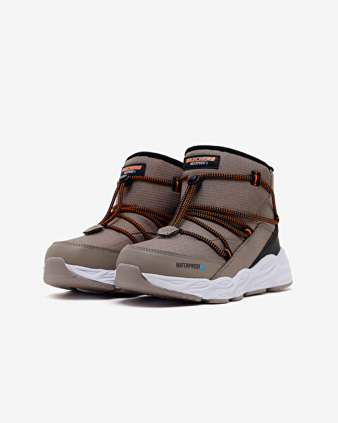 Skechers Turbo Tread-storm Glider Büyük Erkek Çocuk Bej Bot 406385L TPBK-2