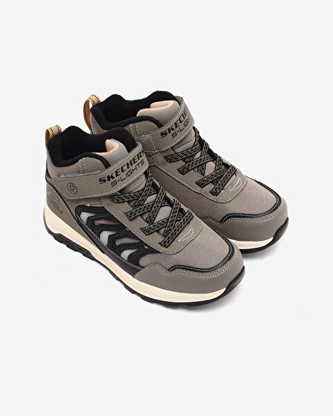 Skechers Storm Blazer Glow Roam Büyük Erkek Çocuk Bej Işıklı Bot 406410L TPBK-5