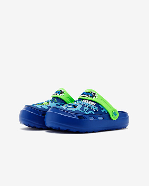 Skechers Swifters  -  Smelly Monsters Büyük Erkek Çocuk Mavi Terlik 406628L BLLM-3