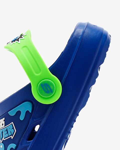 Skechers Swifters  -  Smelly Monsters Büyük Erkek Çocuk Mavi Terlik 406628L BLLM-7