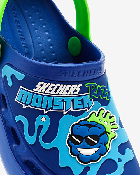 Skechers Swifters  -  Smelly Monsters Büyük Erkek Çocuk Mavi Terlik 406628L BLLM-9
