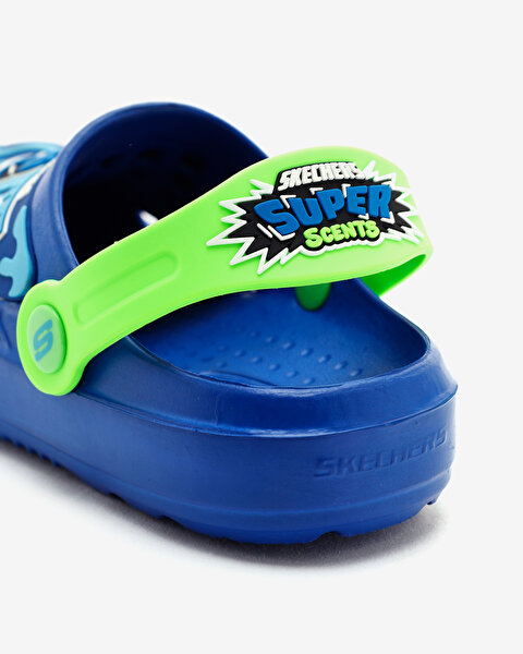 Skechers Swifters  -  Smelly Monsters Büyük Erkek Çocuk Mavi Terlik 406628L BLLM-11