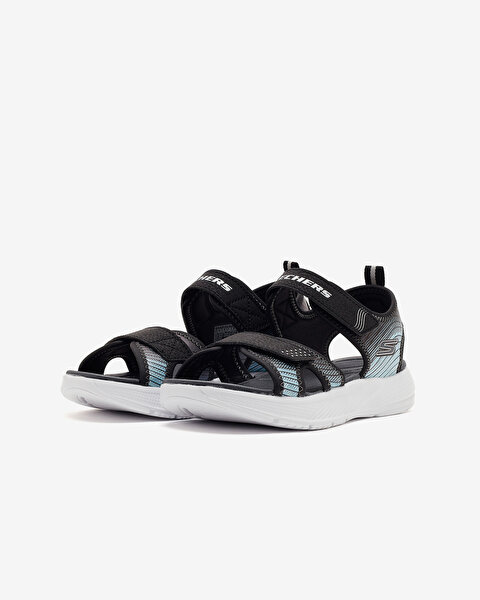 Skechers Microspec-splash Büyük Erkek Çocuk Siyah Sandalet 407034L BKSL-2