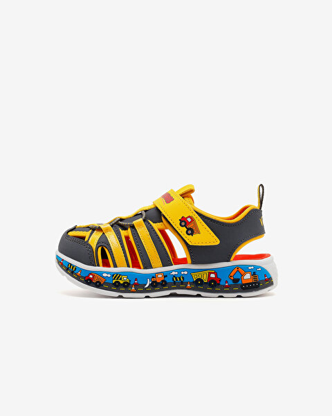 Play Scene Splash Küçük Erkek Çocuk Gri Sandalet 407041N CCYL