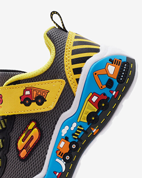 Skechers Play Scene Küçük Erkek Çocuk Siyah Spor Ayakkabı 407312N BKYL-6