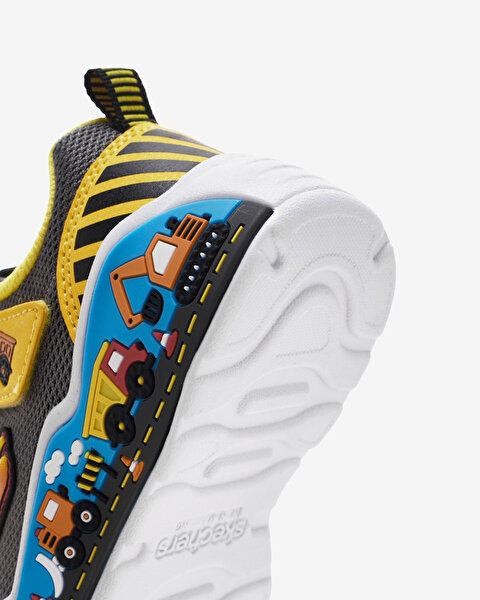 Skechers Play Scene Küçük Erkek Çocuk Siyah Spor Ayakkabı 407312N BKYL-7