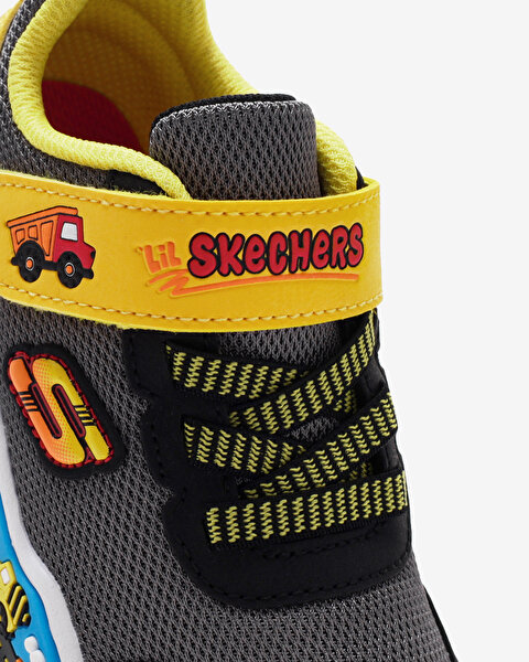 Skechers Play Scene Küçük Erkek Çocuk Siyah Spor Ayakkabı 407312N BKYL-8