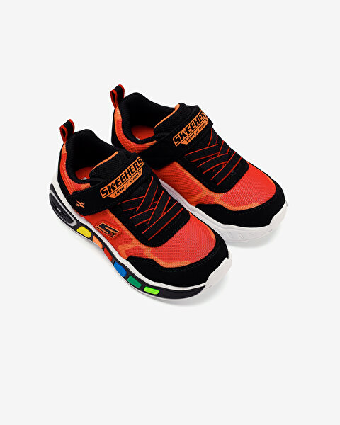 Skechers Play Scene - Storm Brights Küçük Erkek Çocuk Siyah Spor Ayakkabı 407606N BKRD-6