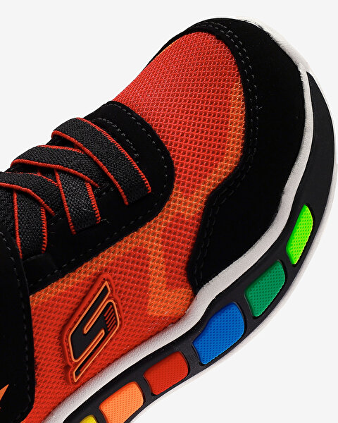 Skechers Play Scene - Storm Brights Küçük Erkek Çocuk Siyah Spor Ayakkabı 407606N BKRD-7