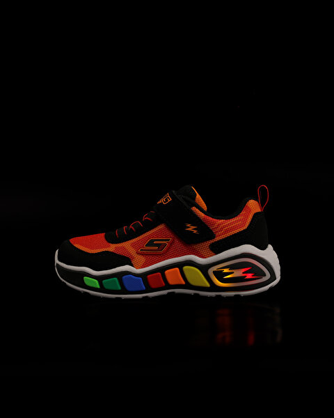 Skechers Play Scene - Storm Brights Küçük Erkek Çocuk Siyah Spor Ayakkabı 407606N BKRD-9