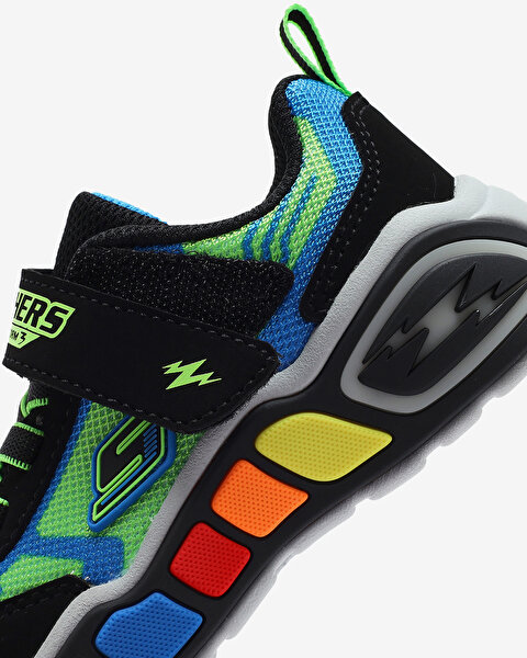 Skechers Play Scene - Storm Brights Küçük Erkek Çocuk Haki Spor Ayakkabı 407606N LMBK-6