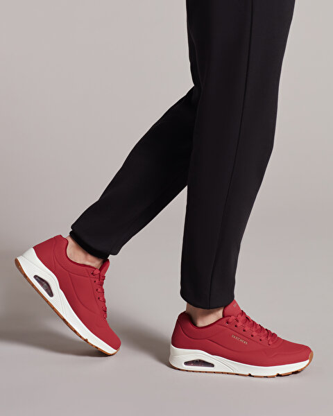 Skechers Uno  -  Stand On Air Erkek Kırmızı Sneakers 52458 DKRD-1