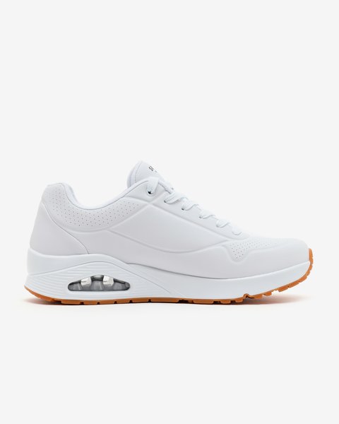 Skechers Uno - Stand On Air Erkek Beyaz Sneakers 52458TK WHT-1
