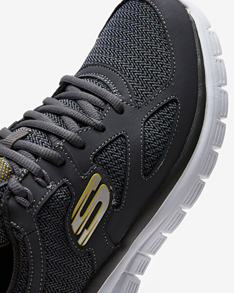 Skechers Lite - Weight Qtr Overlay W/two Erkek Gri Spor Ayakkabı 52635 CHAR-8