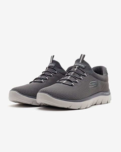 Skechers Summits Erkek Gri Spor Ayakkabı 52811TK CHAR-2