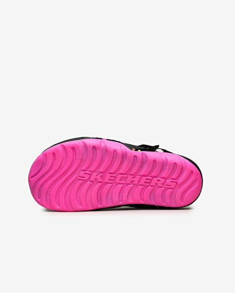 Skechers Side Wave  -  Büyük Kız Çocuk Siyah Sandalet 86428L BKHP-4