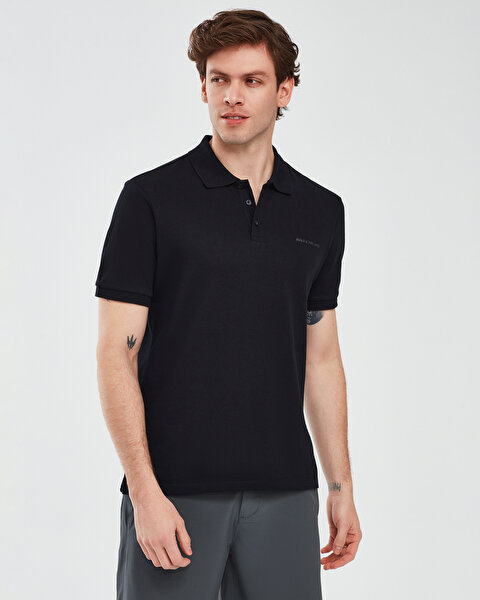 Skechers Polo M Short Sleeve Polo Erkek Siyah Polo Yaka Tshirt S211800-001-6