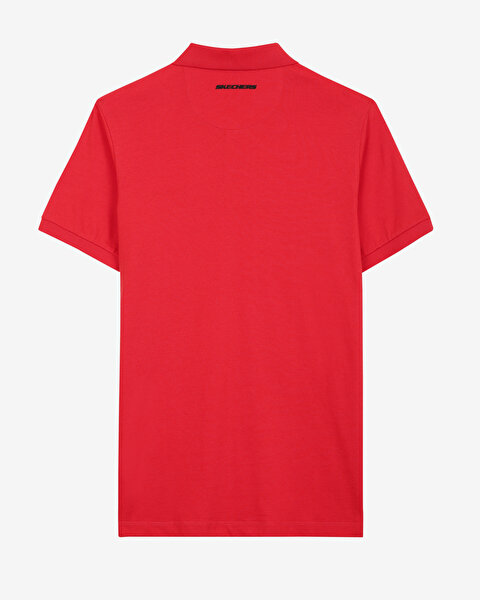 Skechers M Essential Polo T-shirt Erkek Kırmızı Polo Yaka Tshirt S211800-600-4