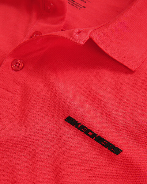 Skechers M Essential Polo T-shirt Erkek Kırmızı Polo Yaka Tshirt S211800-600-6