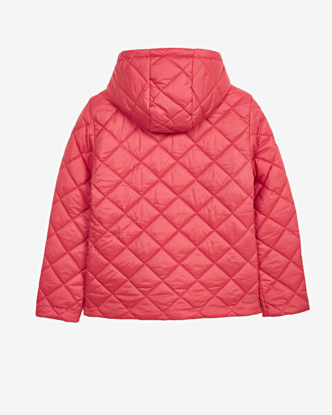 Skechers W Capitone Hooded Jacket Kadın Kırmızı Mont S212001-600-7