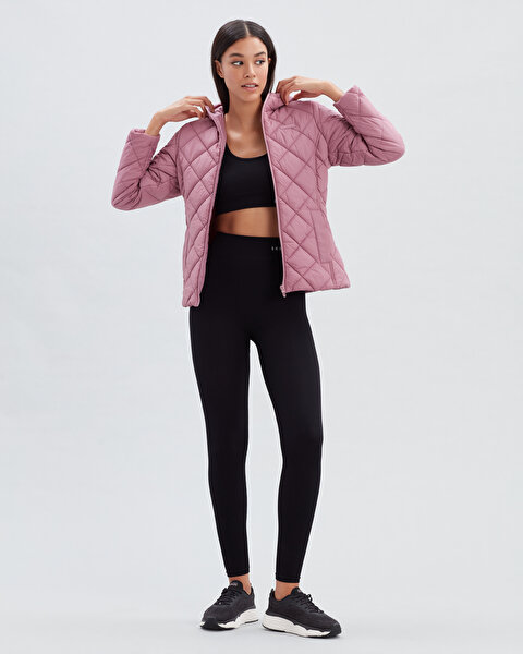Skechers W Capitone Hooded Jacket Kadın Pembe Mont S212001-620-2
