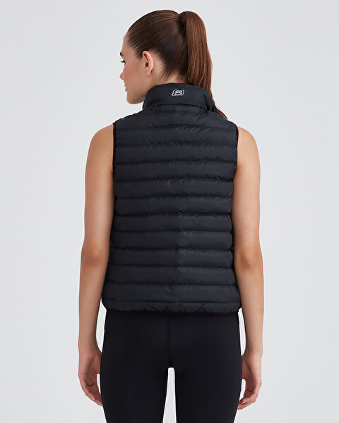 Skechers W Essential Vest Kadın Siyah Yelek S212262-001-4