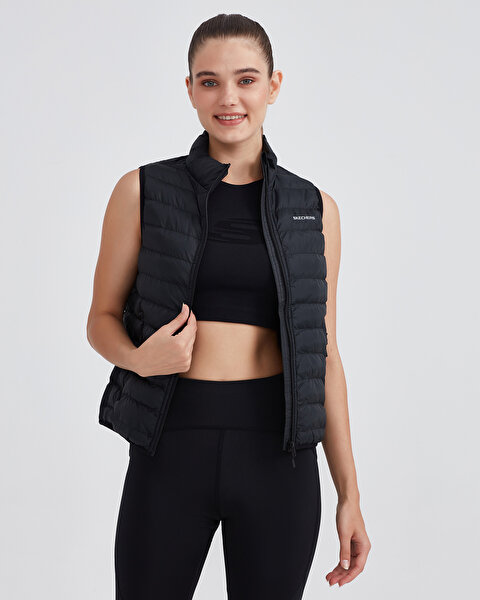 Skechers W Essential Vest Kadın Siyah Yelek S212262-001-3