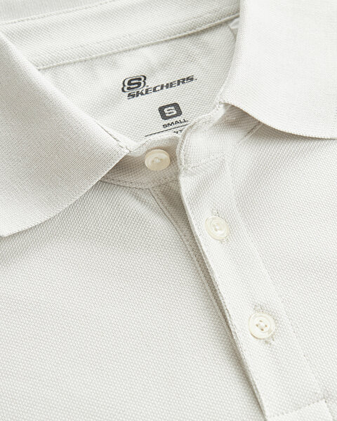 Skechers Polo Shirt M Short Sleeve Erkek Gri Polo Yaka Tshirt S221047-035-10