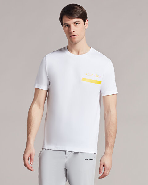 M Graphic Tee Chest Printed Pique T-Shirt S221052-102 M Graphic Tee Chest Printed Pique T-Shirt S221052-102
