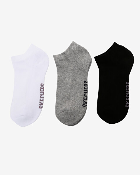 Skechers U 3 Pack Padded Low Cut Sock Unisex Çok Renkli Çorap S221512-971-1