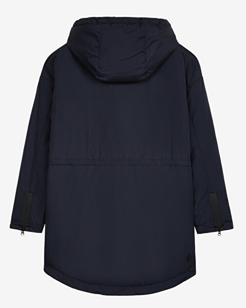 Skechers W Outerwear Semi Padded Parka Jacket Kadın Lacivert Mont S222034-410-1