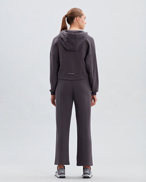 Skechers Mid Weight Fleece W Loose Sweatpant Kadın Gri Eşofman Altı S222056-003-2