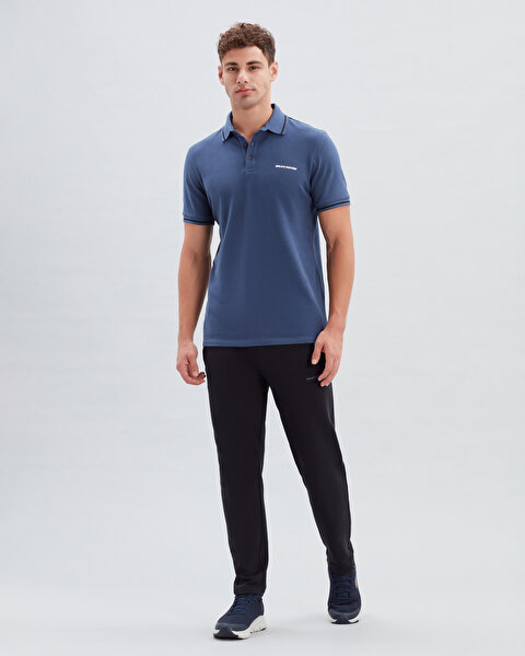 Skechers M Short Sleeve Polo Erkek Lacivert Polo Yaka Tshirt S222059-410