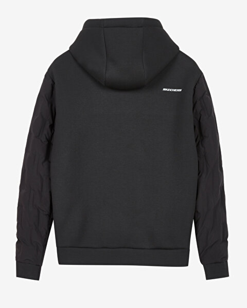 Skechers M Outerwear Padded Jacket Erkek Siyah Mont S222072-001-5