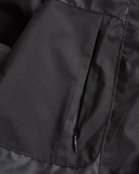 Skechers M Outerwear Padded Jacket Erkek Siyah Mont S222072-001-8