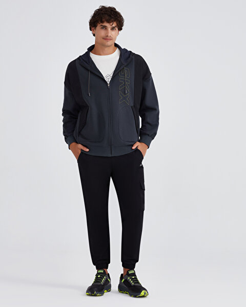 Skechers Micro Collection M Jogger Woven Pant Erkek Siyah Eşofman Altı S222080-001-1