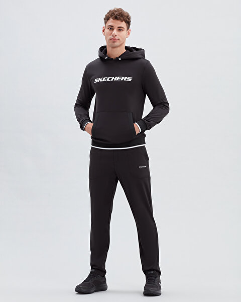 Skechers M Raschel Slim Sweatpant Erkek Siyah Eşofman Altı S222148-001-1