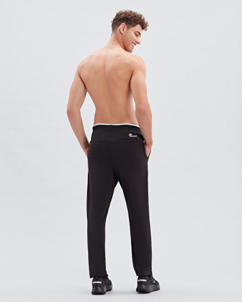 Skechers M Raschel Slim Sweatpant Erkek Siyah Eşofman Altı S222148-001-3