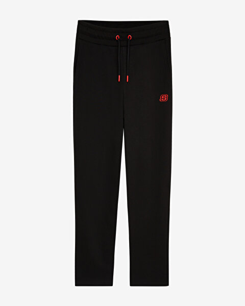 Skechers Mid Weight Fleece M Slim Sweatpant Erkek Siyah Eşofman Altı S222163-001