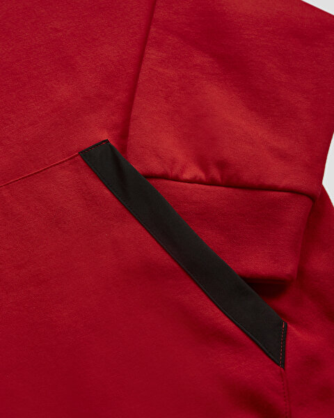 Skechers M 2Xi-lock Woven Detailed Fz Sweatshirt Erkek Kırmızı Sweatshirt S222205-600-3