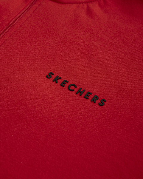 Skechers M 2Xi-lock Woven Detailed Fz Sweatshirt Erkek Kırmızı Sweatshirt S222205-600-4