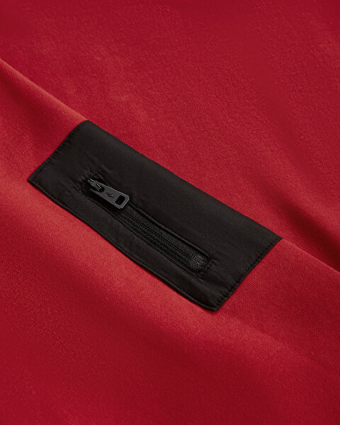 Skechers M 2Xi-lock Woven Detailed Fz Sweatshirt Erkek Kırmızı Sweatshirt S222205-600-5