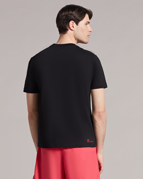 Skechers M Big Logo T-shirt Erkek Siyah Tshirt S222262-001-2